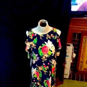 Mid length floral dress